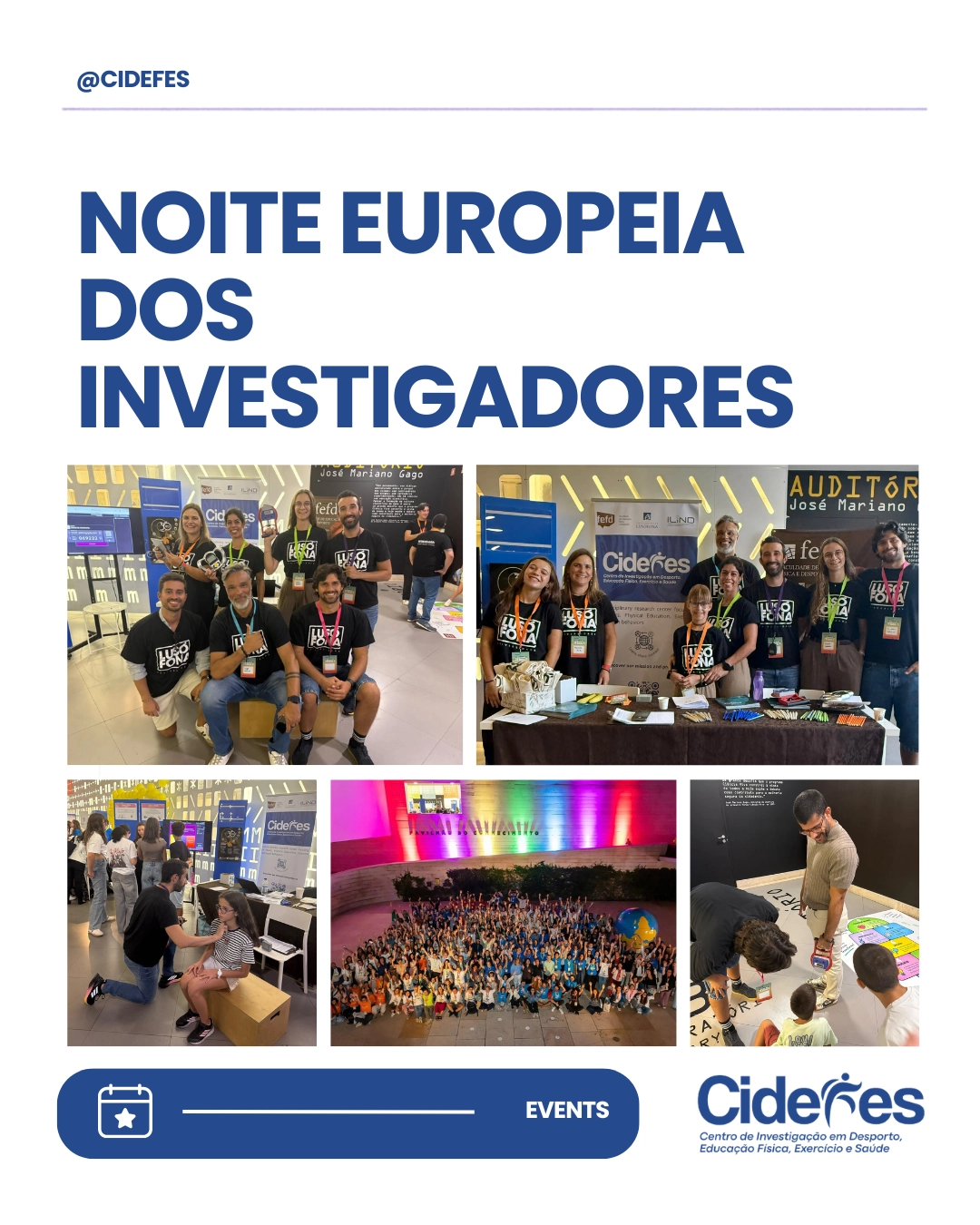 Noite Investigadores CIDEFES 2026